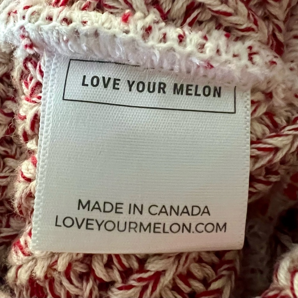 Love Your Melon Pink Speckled Slouch Beanie - Picture 11 of 11